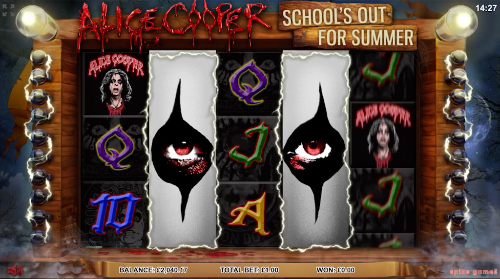 Alice Cooper.  Casino Slot Game. スクリーンショット 0