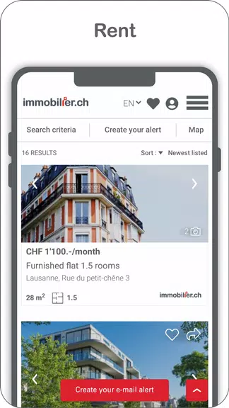 immobilier.ch 스크린샷 0
