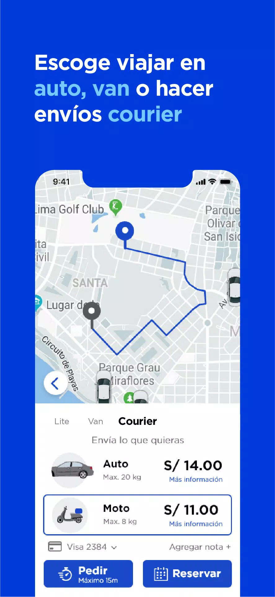 Directo, un app de taxi Schermafbeelding 2