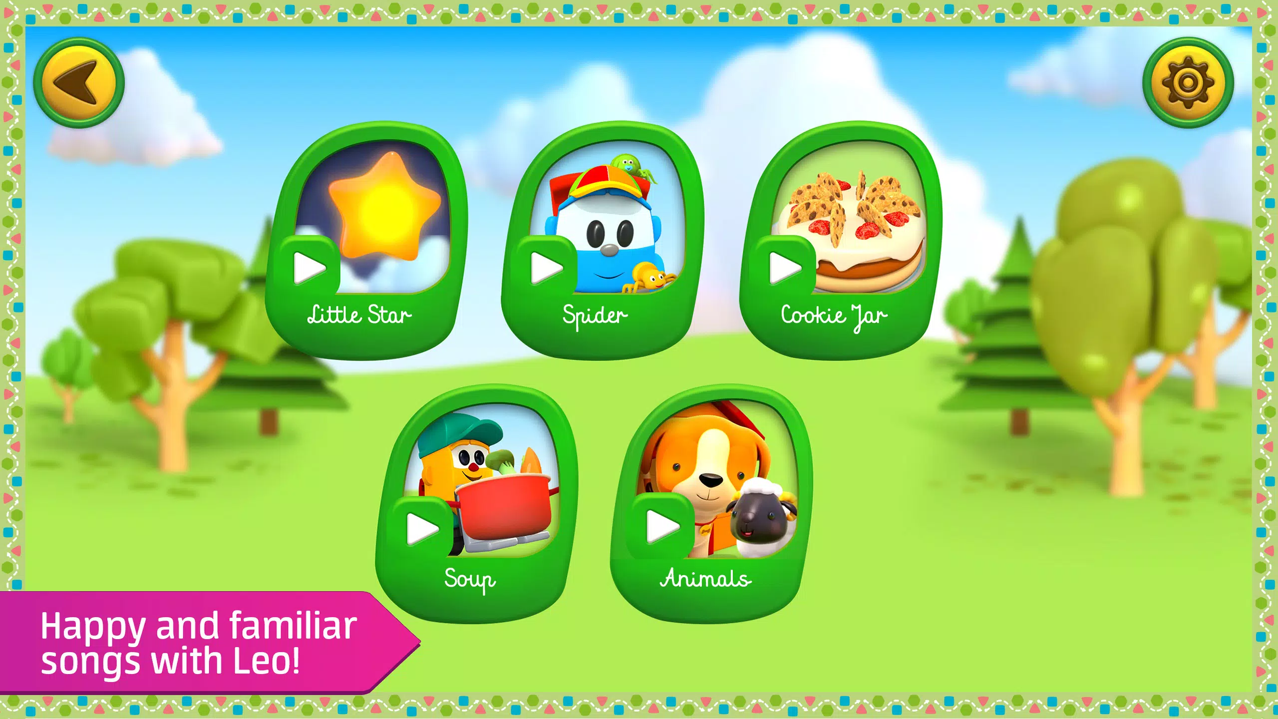 Leo kids songs and music games Ekran Görüntüsü 3