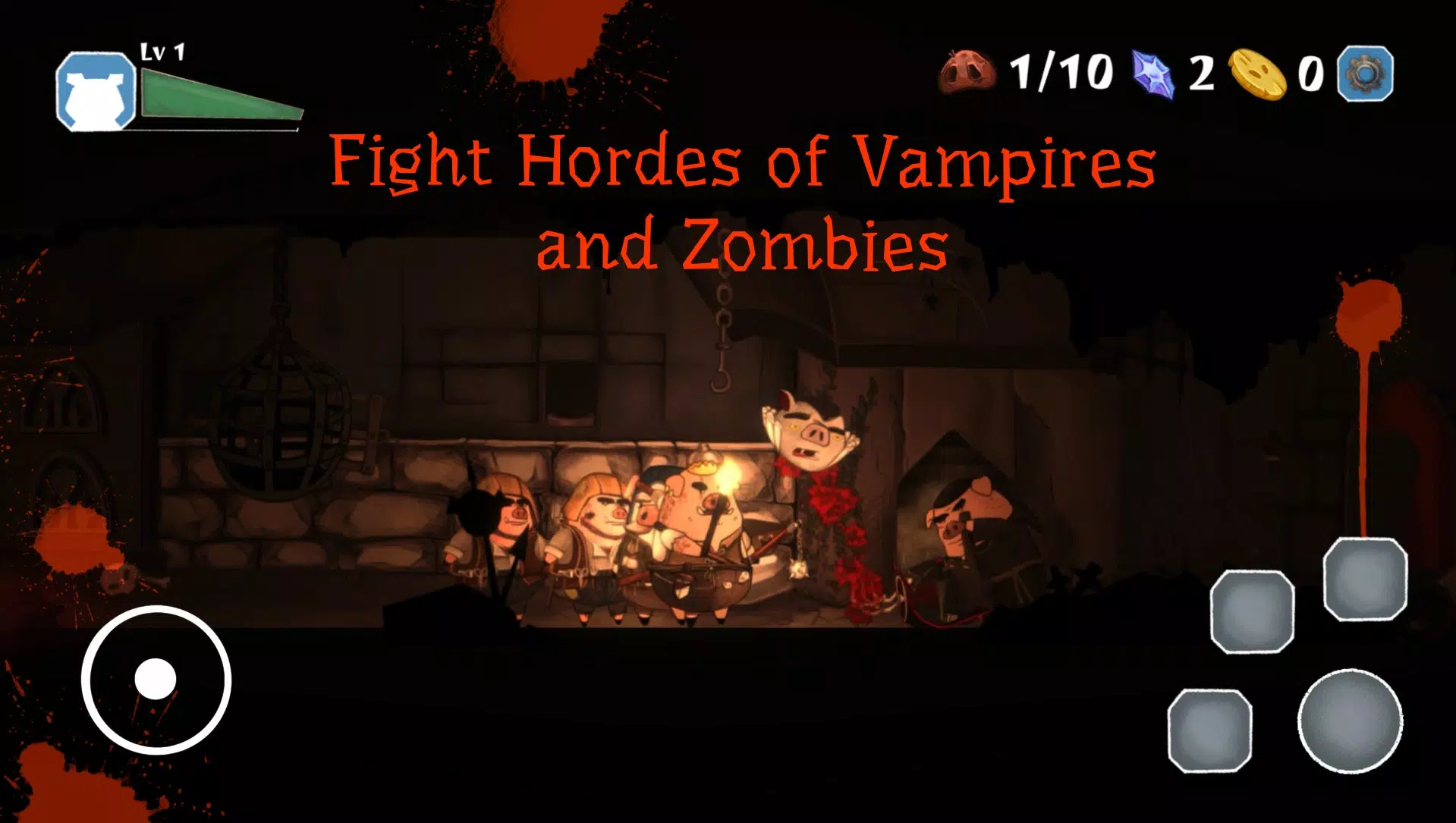 Pigs Wars: Vampire Blood Moon Screenshot 2