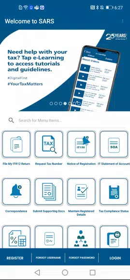 SARS Mobile eFiling Tangkapan skrin 3