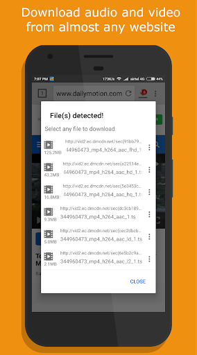 1DM Lite: Browser & Downloader ဖန်သားပြင်ဓာတ်ပုံ 1