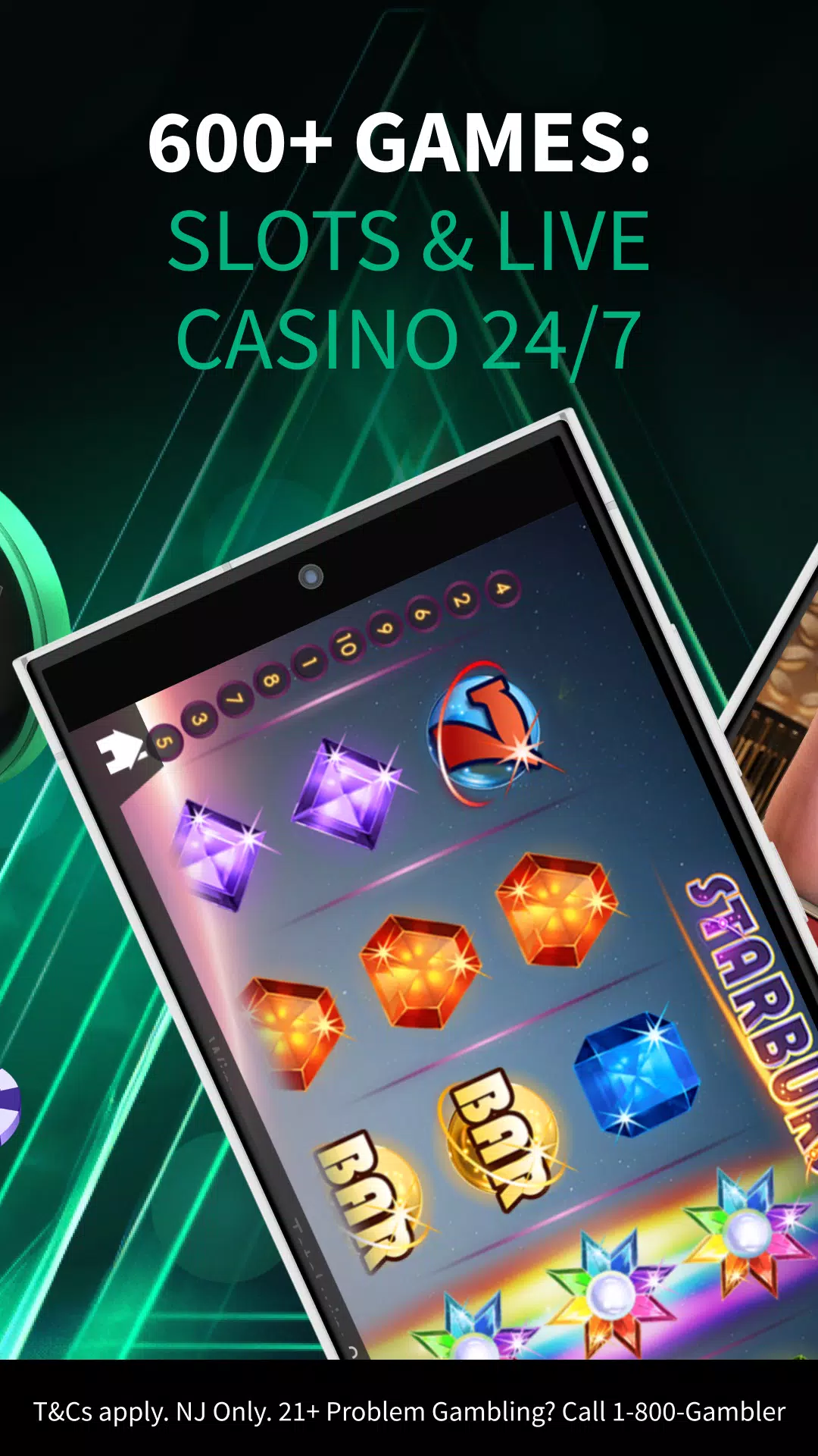 PlayStar Casino Real Money NJ Zrzut ekranu 1