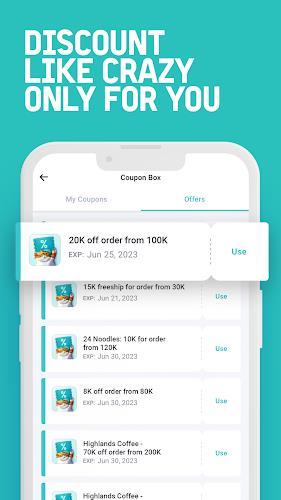 BAEMIN - Food delivery app Tangkapan skrin 0