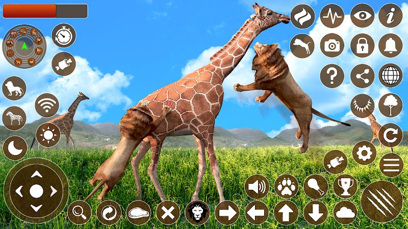 Lion Games 3D Animal Simulator Скриншот 3