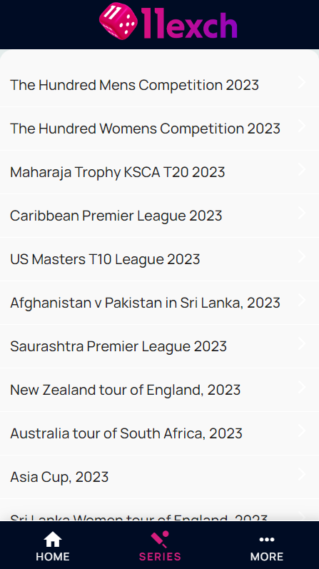 11Exch Scores Line Cricket App Screenshot 0
