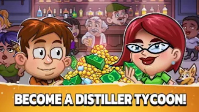 Idle Distiller Tycoon Game Captura de tela 1