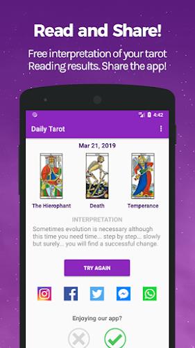 Schermata Tarot - Daily Tarot Reading 3