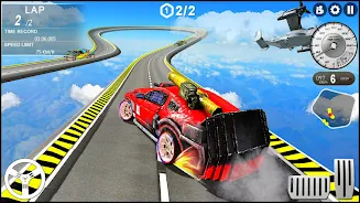 Impossible GT Racing Car Stunt Скриншот 1