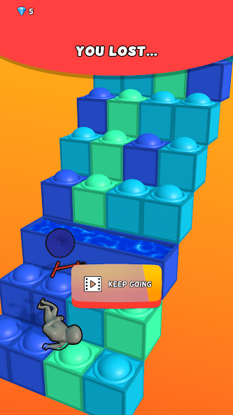 Pop It Run! 3D Mod स्क्रीनशॉट 2