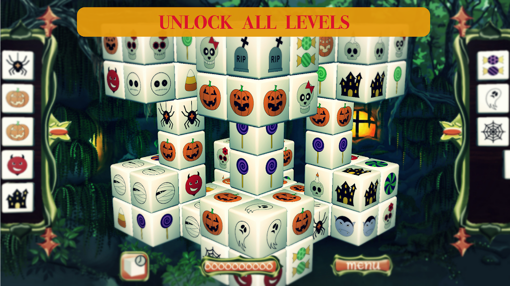 Fairy Mahjong Halloween Captura de pantalla 1