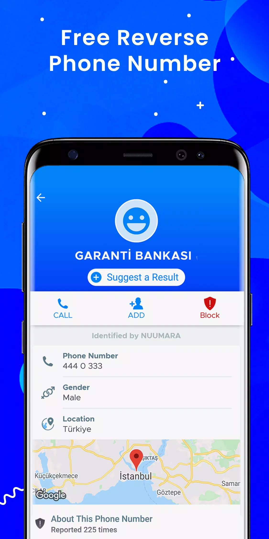 Turk Caller ID & Phone Search Ekran Görüntüsü 3