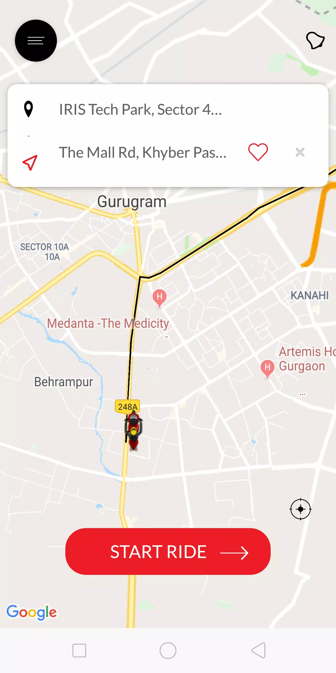 Hero RideGuide स्क्रीनशॉट 3