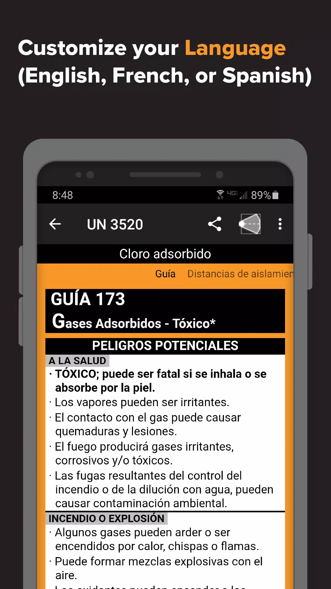 ERG for Android Captura de tela 3