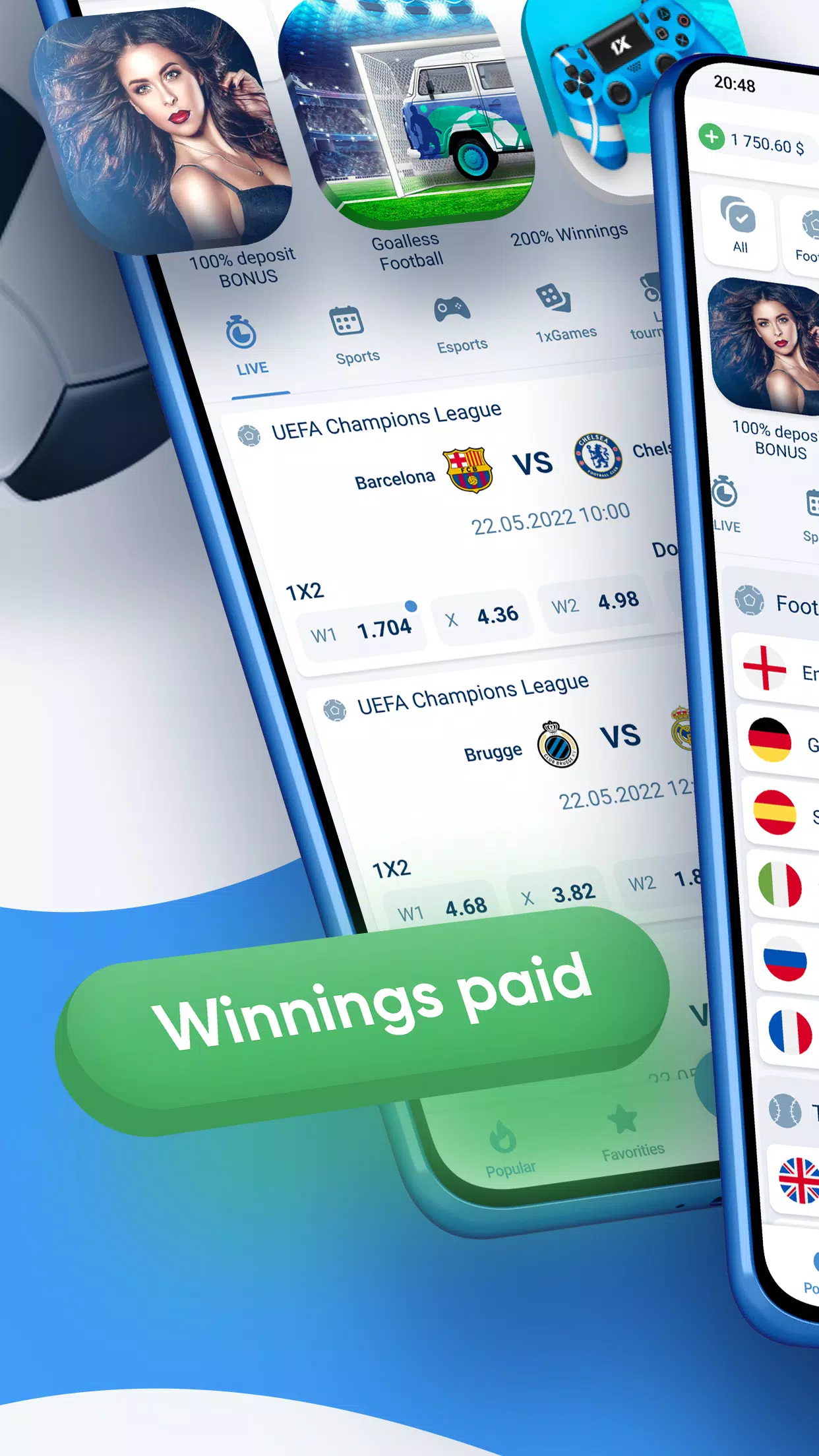 1xBet ﹣Sports Betting應用截圖第1張