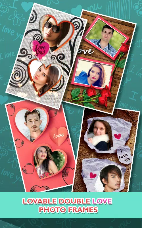 Love Photo frames Collage Ảnh chụp màn hình 1