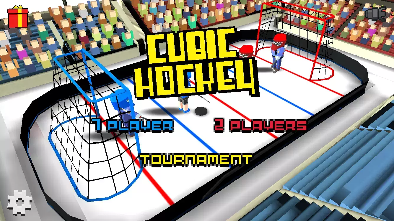 Cubic Hockey 3D Tangkapan skrin 0