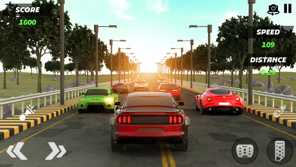 Turbo Traffic Car Racing Game Ekran Görüntüsü 3