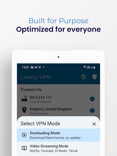 Liberty VPN Secure & Fast VPN Tangkapan skrin 2