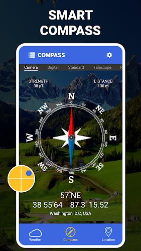 Digital Compass - GPS Compass Screenshot 1