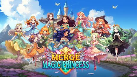 Merge Magic Princess: Tap Game ဖန်သားပြင်ဓာတ်ပုံ 0