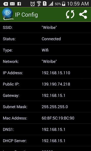 IPConfig - What is My IP? স্ক্রিনশট 0