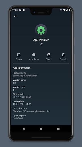 Apk Installer Lite (Package Manager) Capture d'écran 1