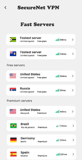 SecureNet VPN: Fast & Secure应用截图第3张