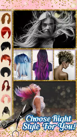 Hairstyle Changer Pro 스크린샷 3
