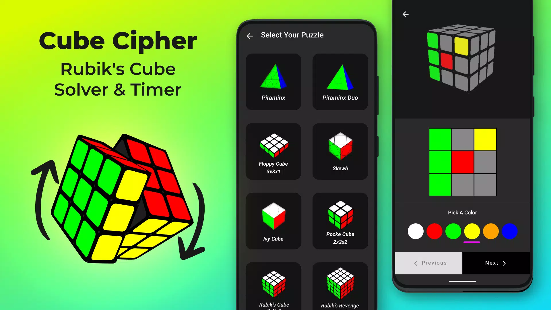 Cube Cipher - Cube Solver Screenshot 0