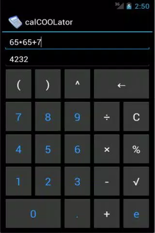 calCOOLator スクリーンショット 1