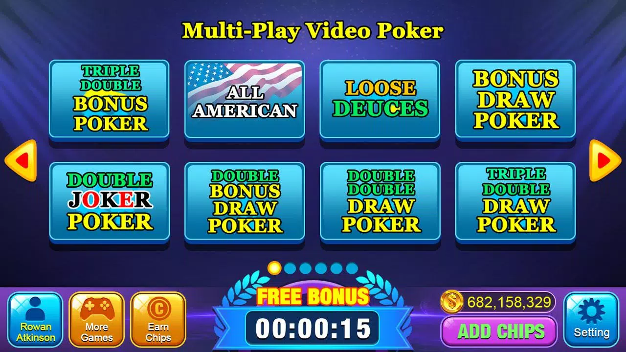 Video Poker Games - Multi Hand Schermafbeelding 1