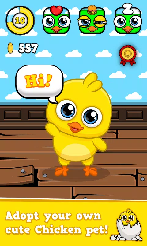 My Chicken - Virtual Pet Game स्क्रीनशॉट 0