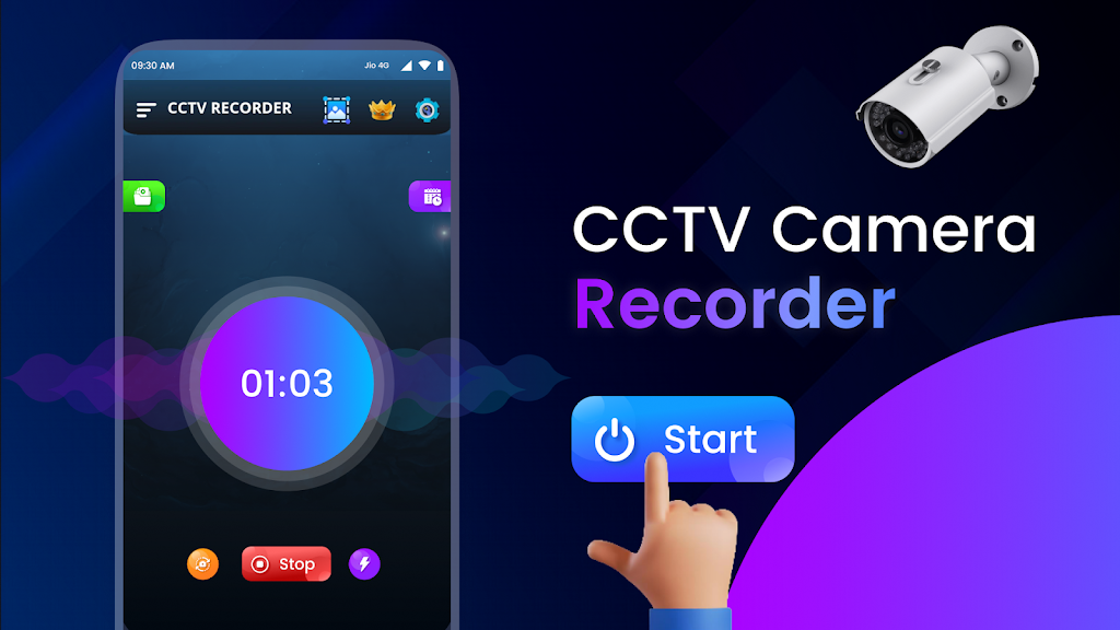 CCTV Camera Video Recorder App Capture d'écran 0