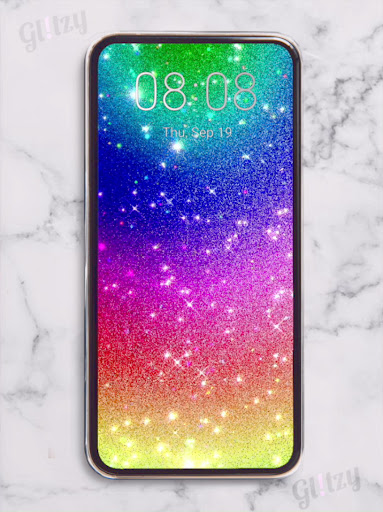 Glitter Live Wallpaper Glitzy Скриншот 1