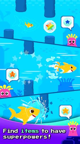 Baby Shark 8BIT : Finding Frie Schermafbeelding 3