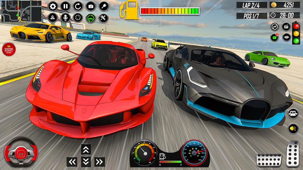 Car Racing Games 3D: Car Games Mod Captura de pantalla 0