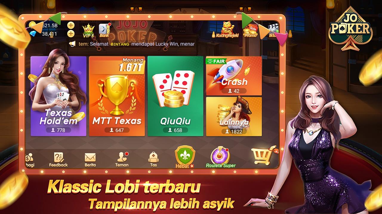 JOJO Texas Domino Gaple Slot ภาพหน้าจอ 0