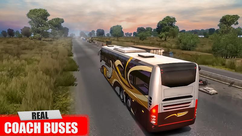 Euro Coach Bus Driving Games Schermafbeelding 2