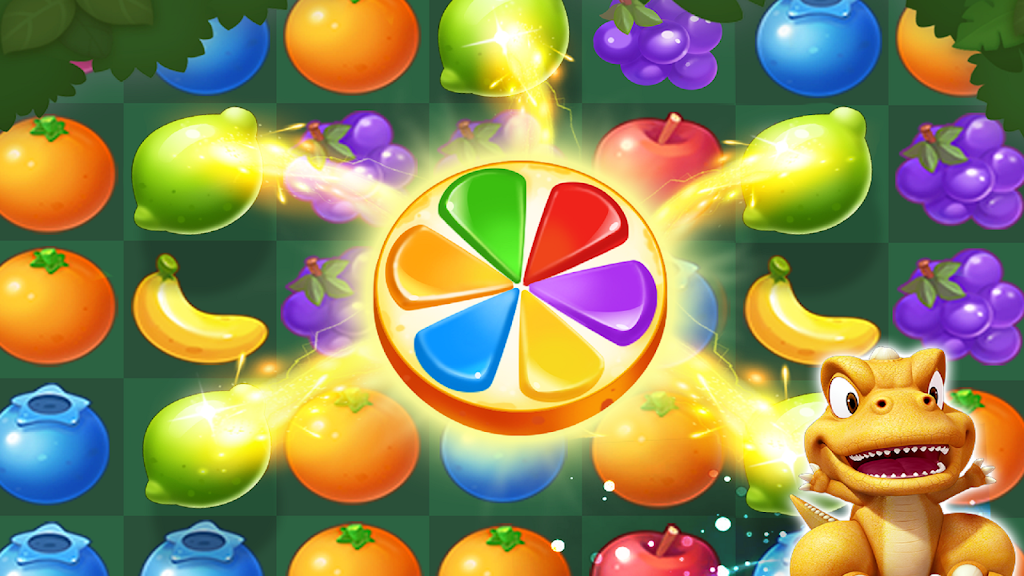 GON: Fruits Match3 Puzzle Captura de tela 1