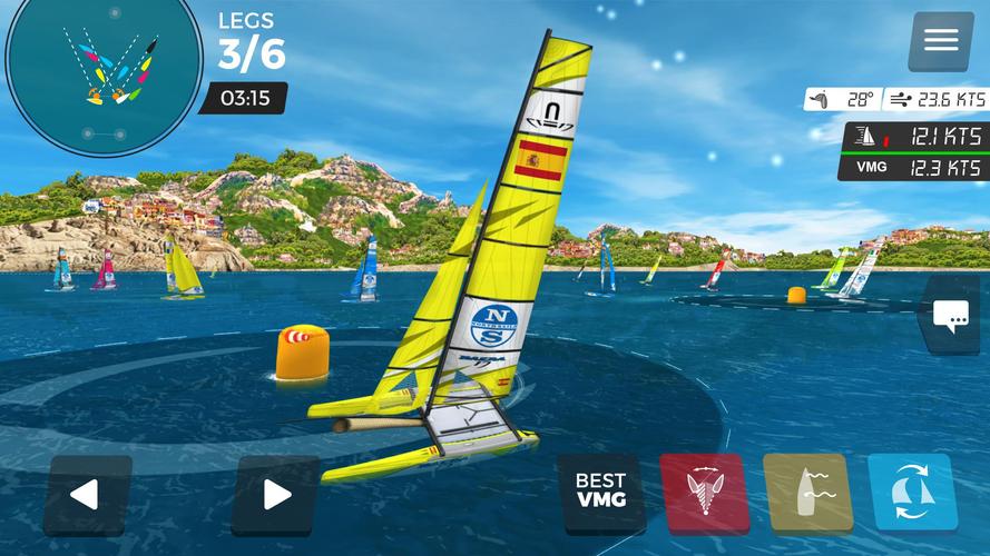 Virtual Regatta Inshore Captura de tela 2