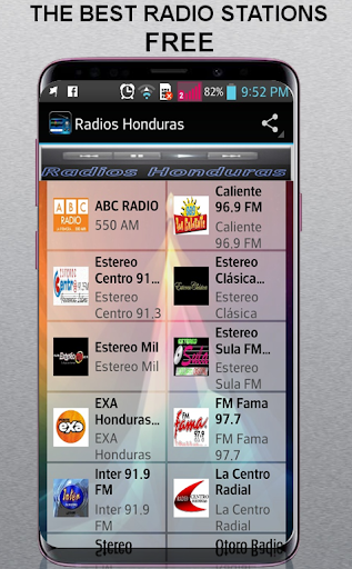 Schermata Radios Honduras 1