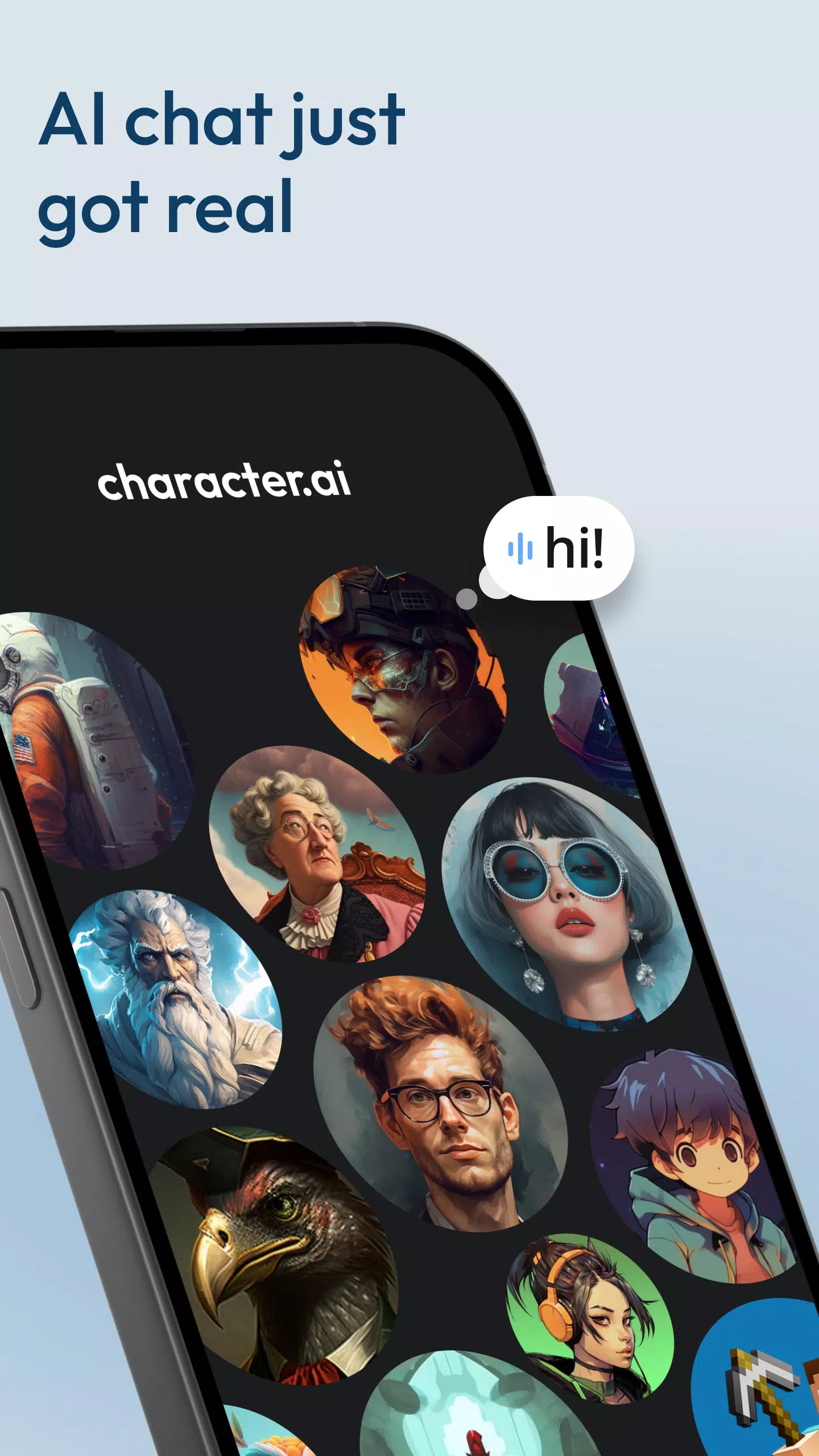 Character AI: Chat, Talk, Text Captura de pantalla 0