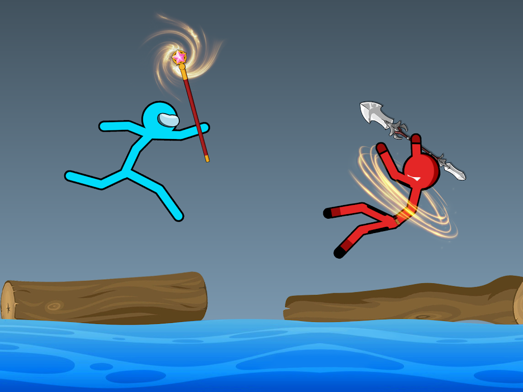 Stick-man Clash Fighting Game Schermafbeelding 0