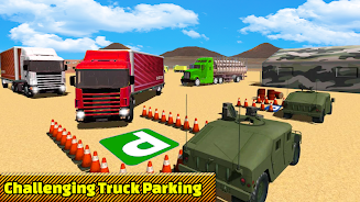 Truck Parking Truck Games Zrzut ekranu 0