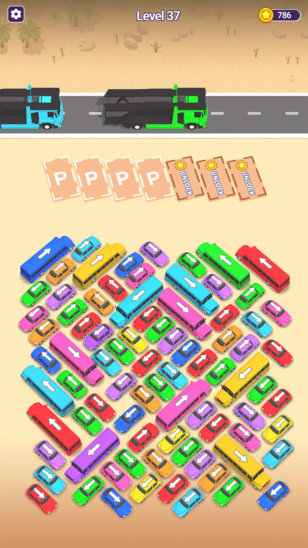 Mini Car Jam: Parking Puzzle ဖန်သားပြင်ဓာတ်ပုံ 1