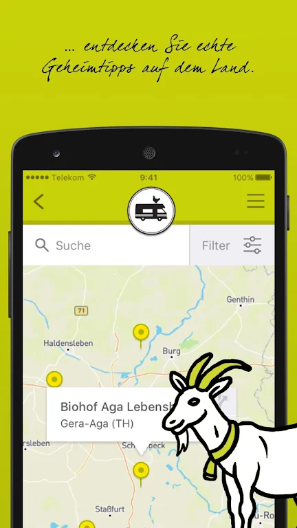 Landvergnügen App Zrzut ekranu 1