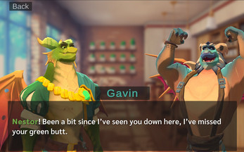 Dream Wyrm: a Dragon Dad Dating Simulator Captura de tela 1