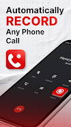 Auto Call recorder App ဖန်သားပြင်ဓာတ်ပုံ 0